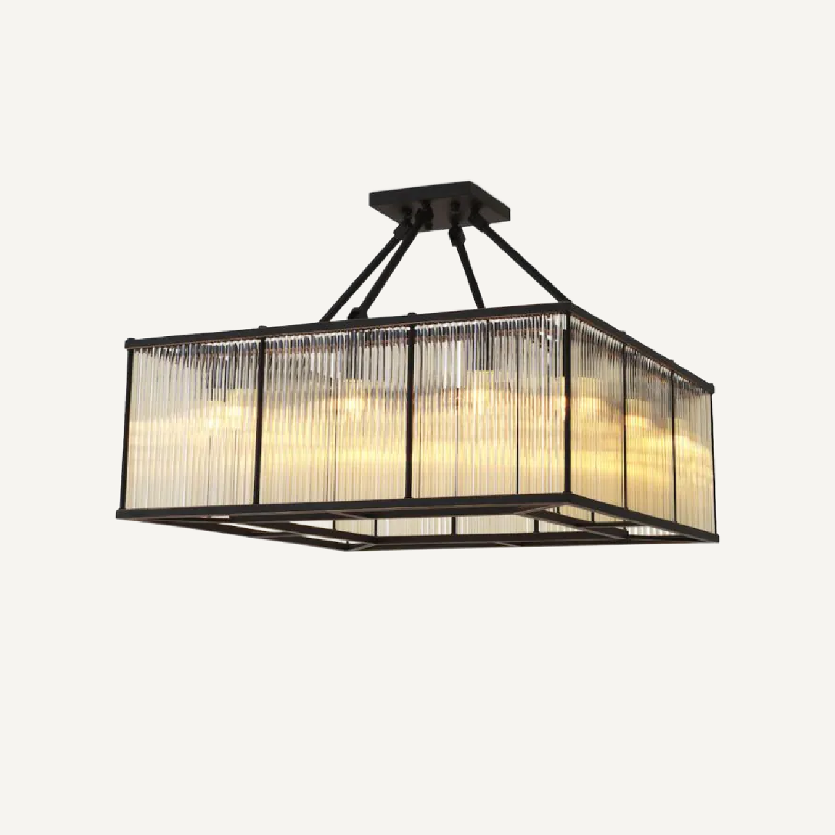 Plafonnier carré en bronze | Eichholtz Bernardi | REMO-HOME, mobilier et décoration d'intérieur