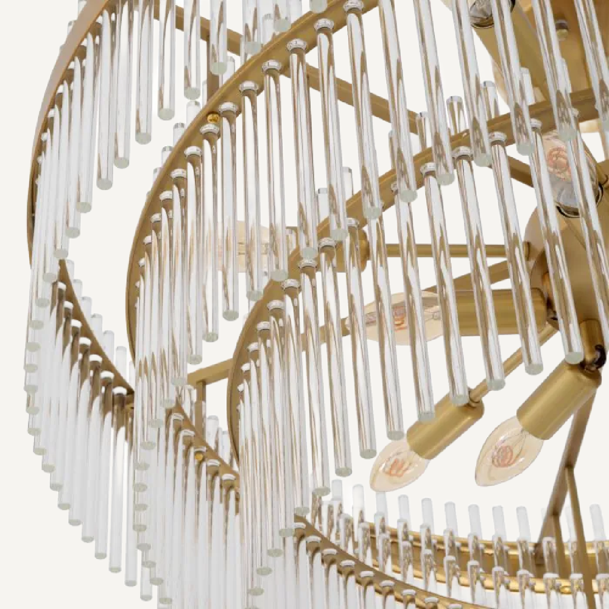 Plafonnier doré en verre transparent | Eichholtz East | REMO-HOME, mobilier et décoration d'intérieur