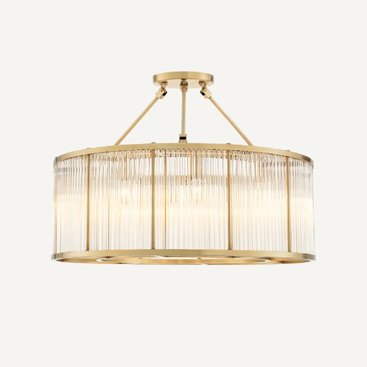 Plafonnier doré en verre | Eichholtz Bernardi L | REMO-HOME, mobilier et décoration d'intérieur