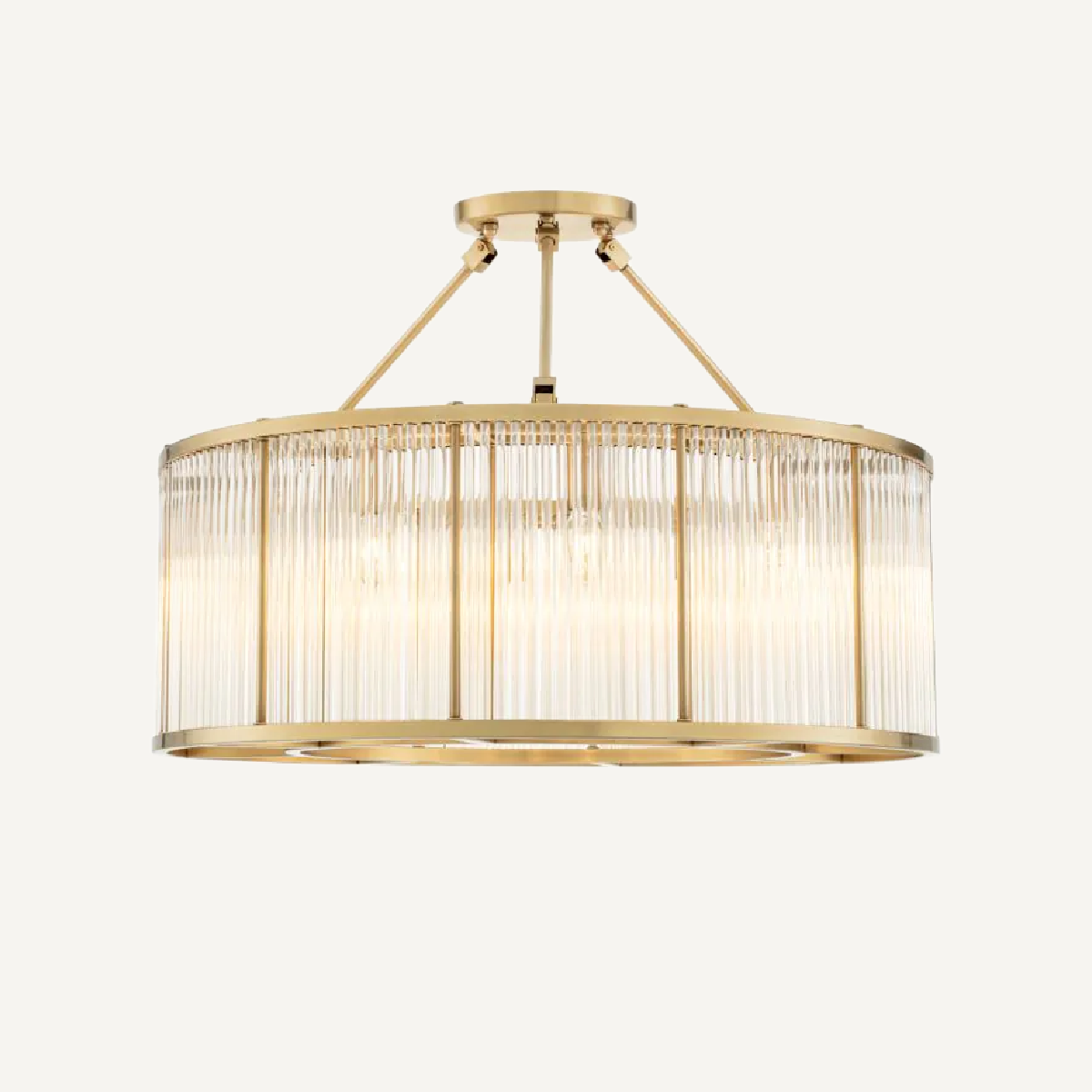 Plafonnier doré en verre | Eichholtz Bernardi L | REMO-HOME, mobilier et décoration d'intérieur