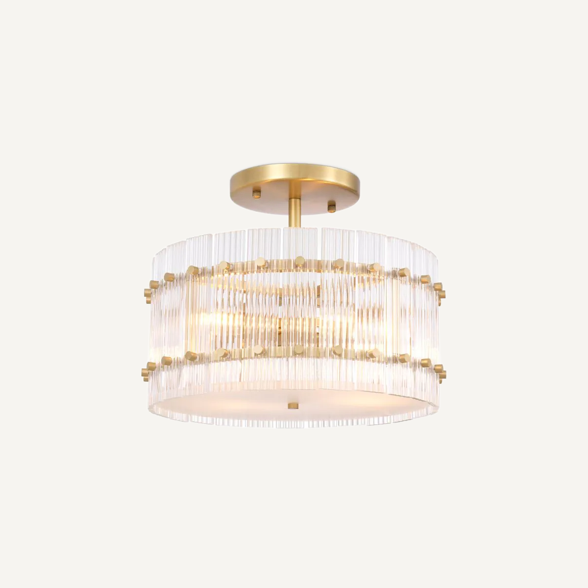 Plafonnier doré en verre | Eichholtz Ruby Round | REMO-HOME, mobilier et décoration d'intérieur