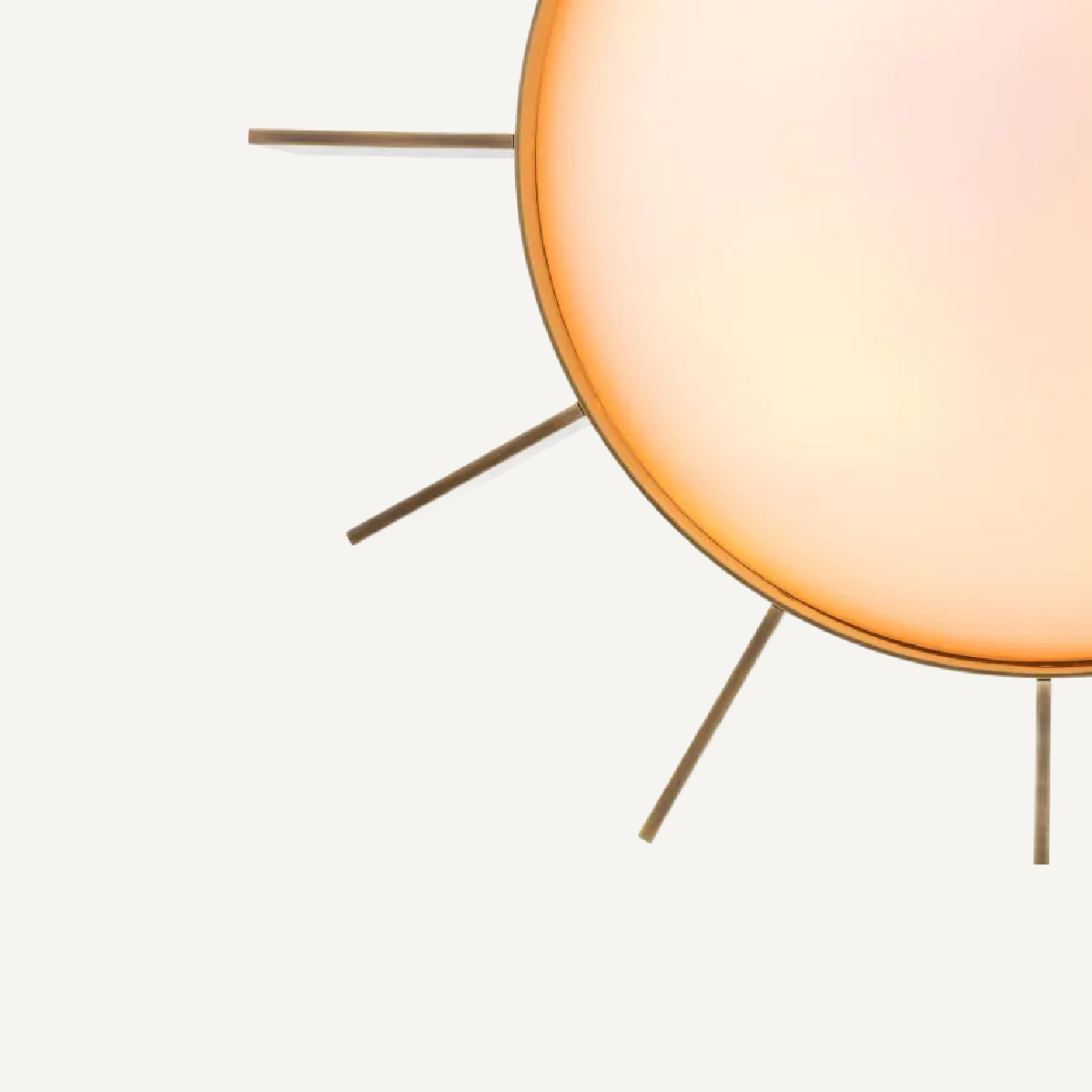 Plafonnier doré en verre blanc | Eichholtz Mario | REMO-HOME, mobilier et décoration d'intérieur