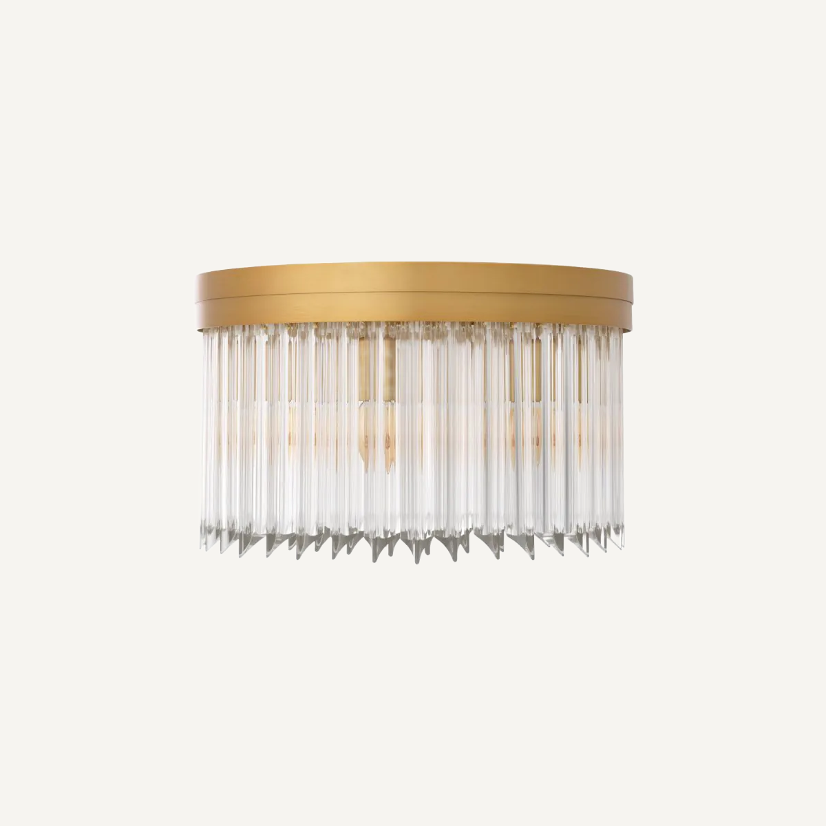 Plafonnier doré en verre transparent | Eichholtz Evina | REMO-HOME, mobilier et décoration d'intérieur