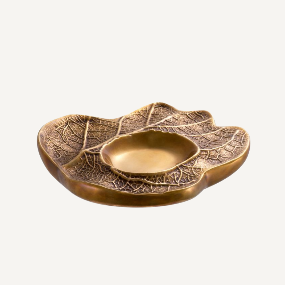 Plateau décoratif en laiton vieilli | Eichholtz Clemence | REMO-HOME, mobilier et décoration d'intérieur