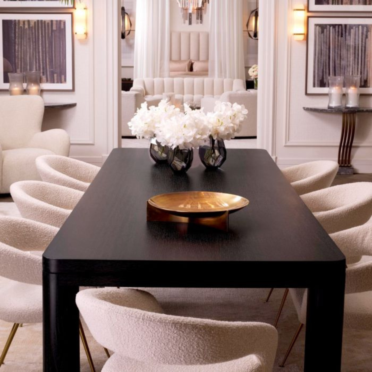 Plateau décoratif en laiton vieilli | Eichholtz Kulm | REMO-HOME, mobilier et décoration d'intérieur