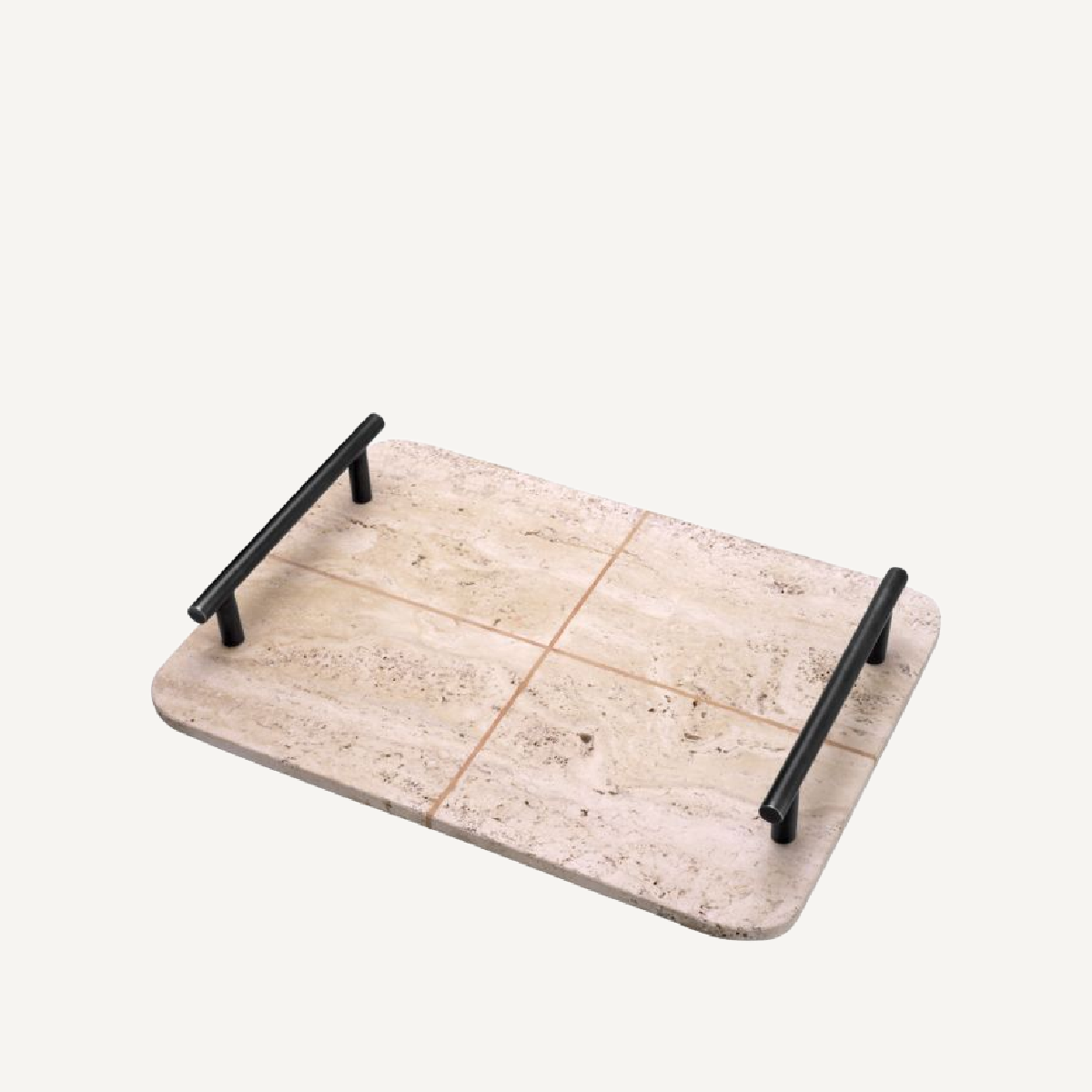 Plateau en travertin | Eichholtz Ugo | REMO-HOME, mobilier et décoration d'intérieur