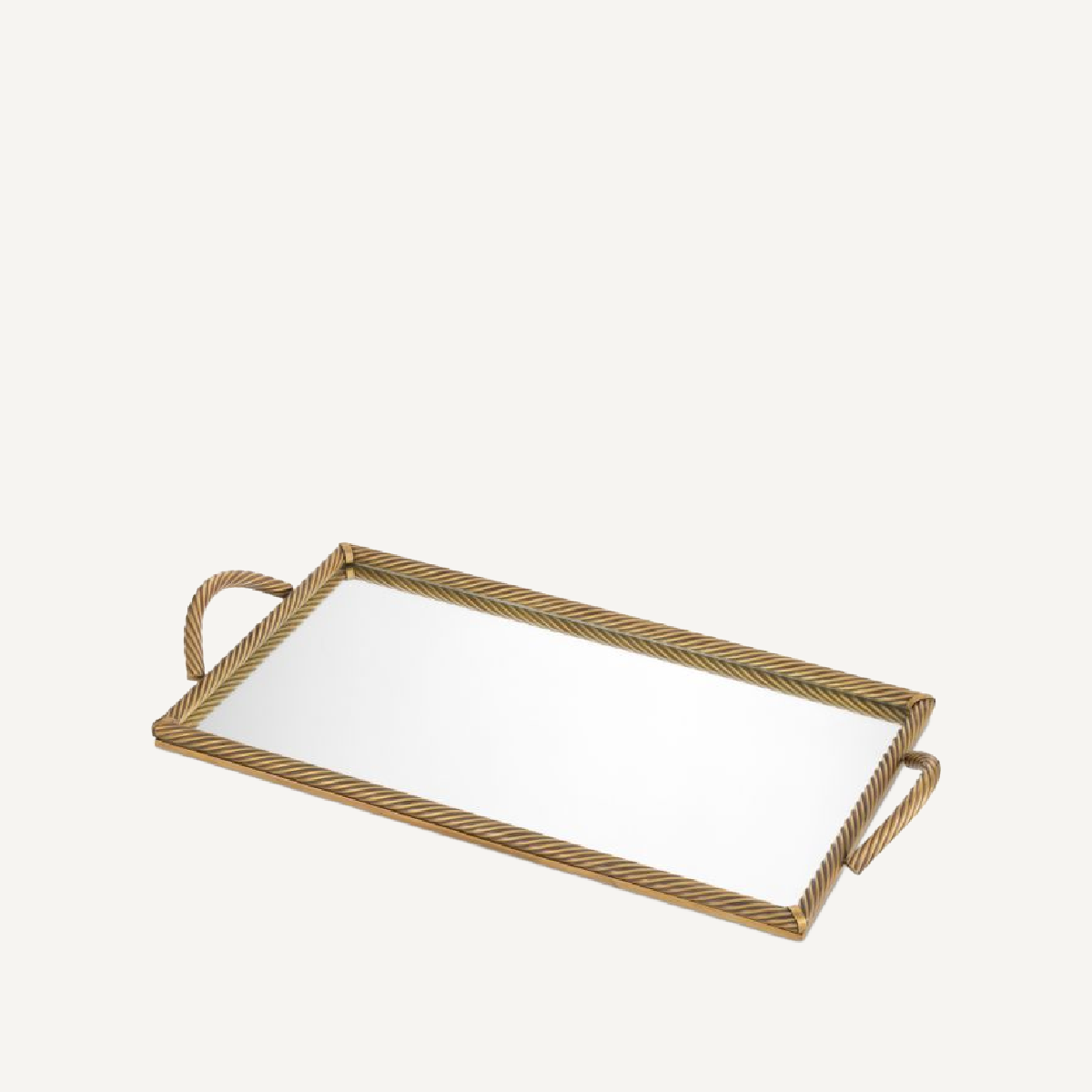 Plateau rectangulaire en laiton | Eichholtz Salvi L | REMO-HOME, mobilier et décoration d'intérieur