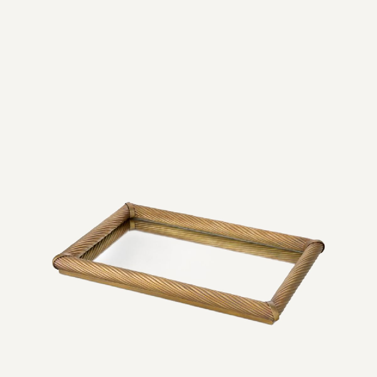Plateau rectangulaire en laiton | Eichholtz Salvi S | REMO-HOME, mobilier et décoration d'intérieur