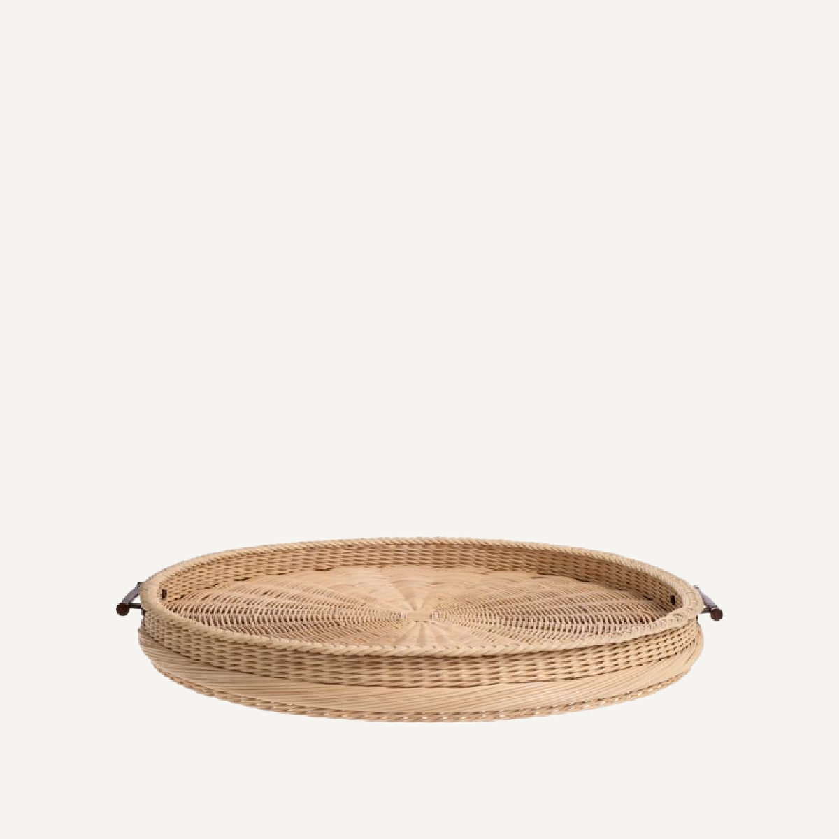 Plateau rond en rotin naturel | Eichholtz Vimini L | REMO-HOME, mobilier et décoration d'intérieur