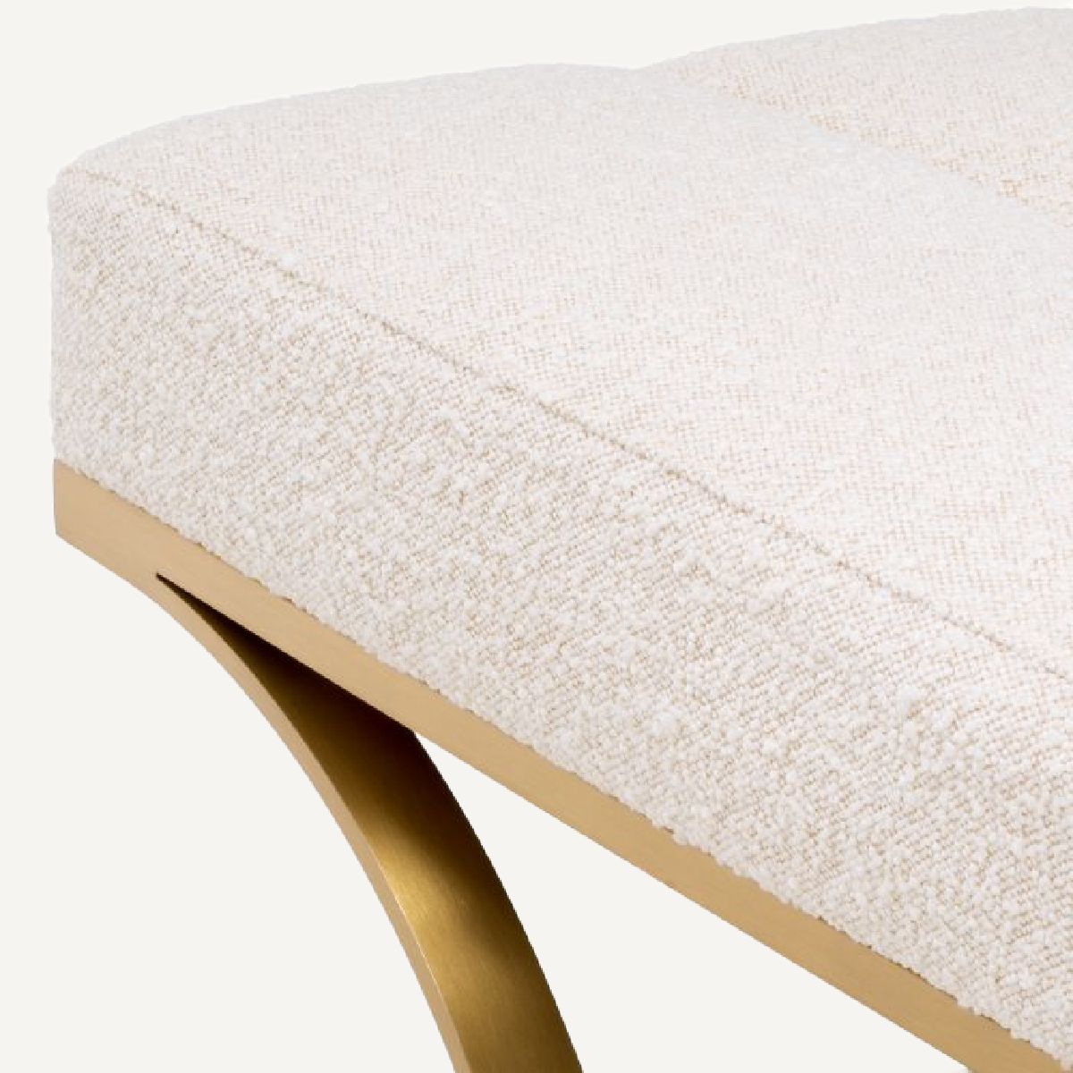 Pouf bouclé crème | Eichholtz Adonia | REMO-HOME, mobilier et décoration d'intérieur