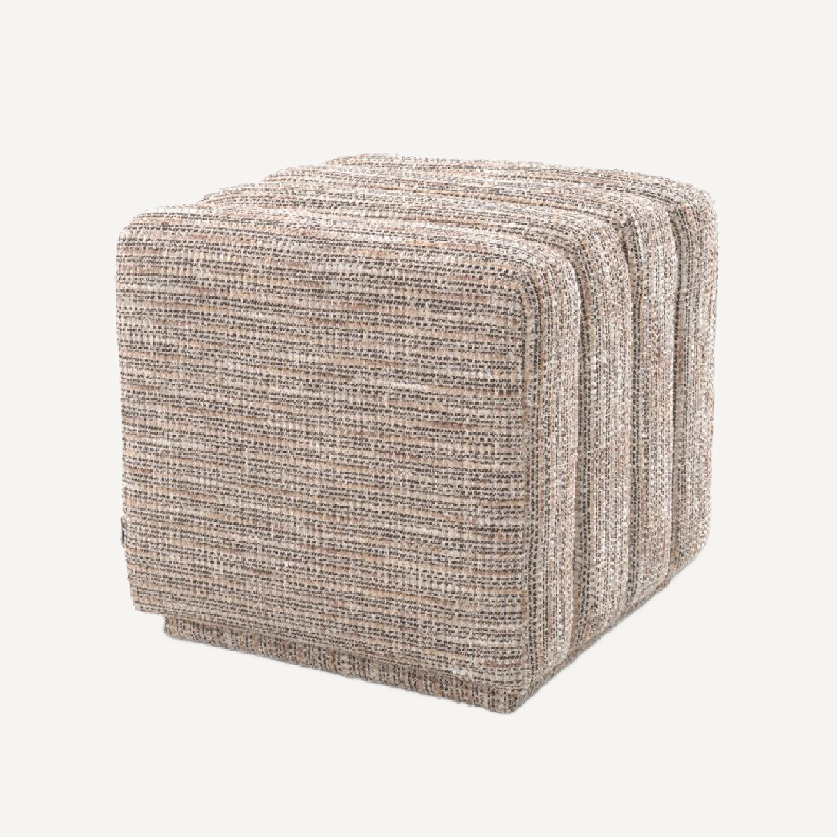 Pouf en tissu Mademoiselle beige | Eichholtz Bente | REMO-HOME, mobilier et décoration d'intérieur