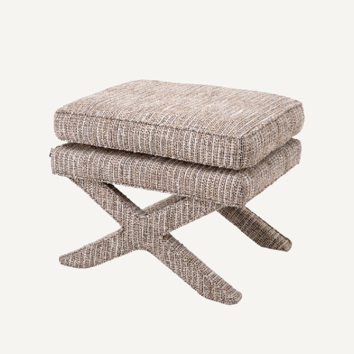 Pouf en tissu Mademoiselle beige | Eichholtz Cordoba | REMO-HOME, mobilier et décoration d'intérieur