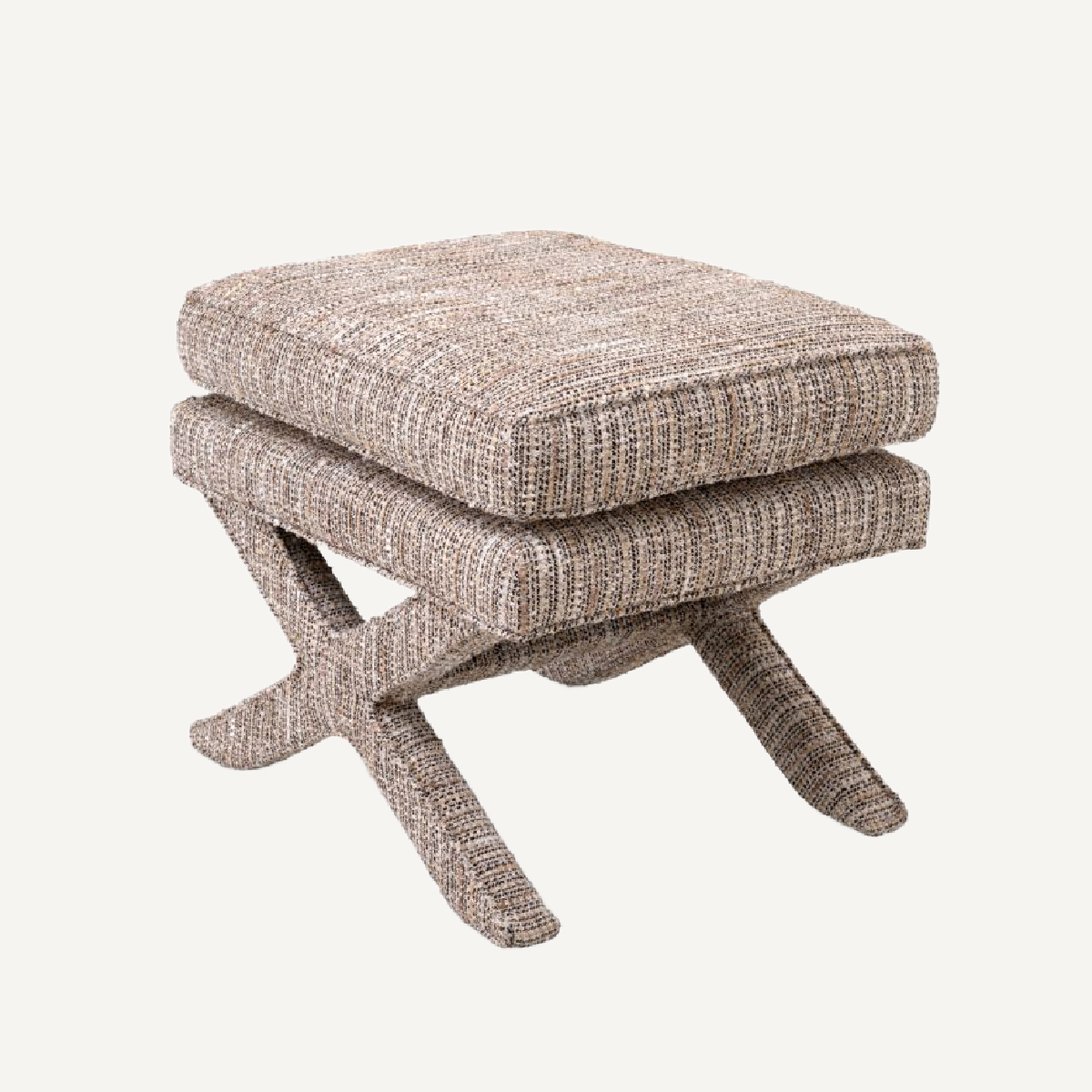 Pouf en tissu Mademoiselle beige | Eichholtz Cordoba | REMO-HOME, mobilier et décoration d'intérieur