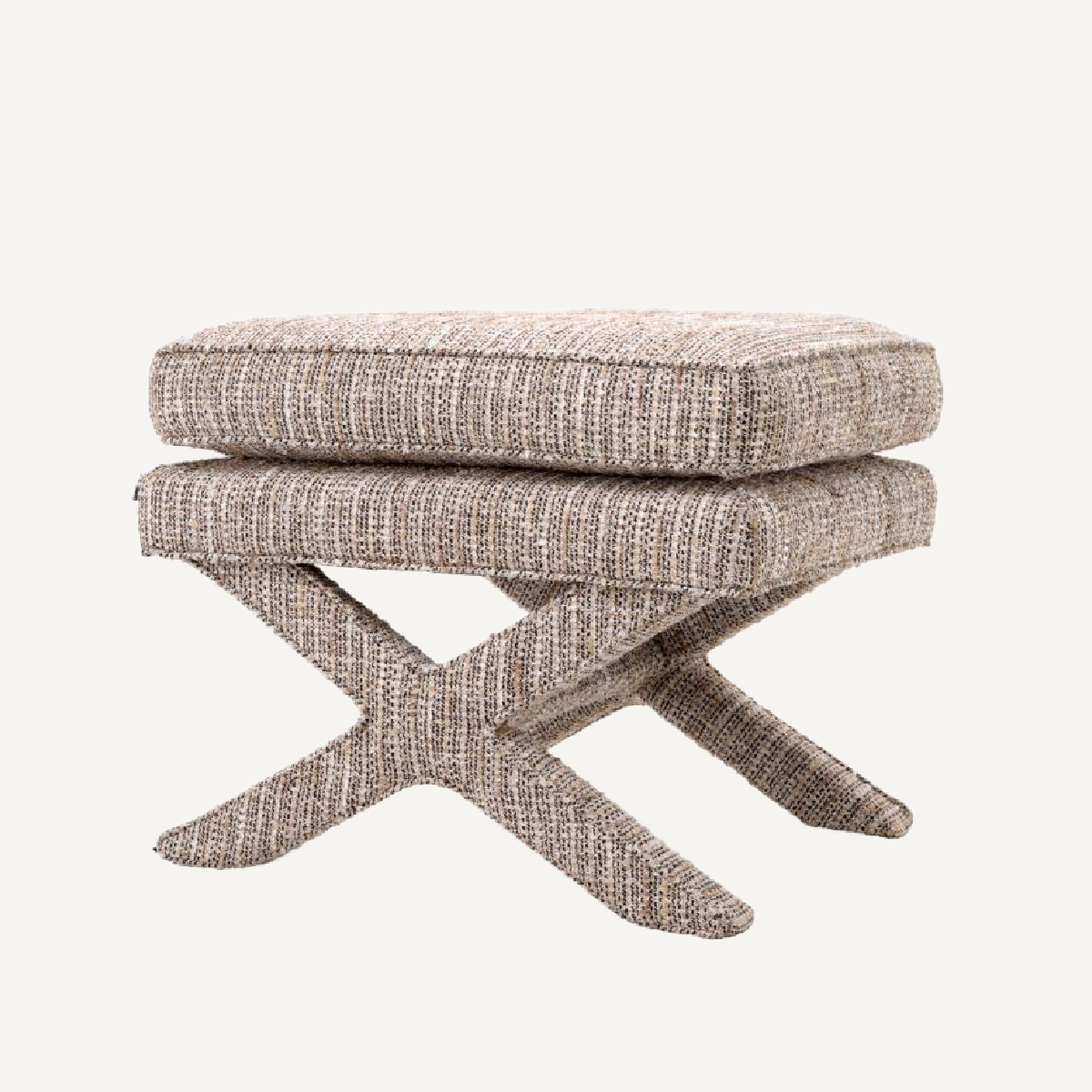 Pouf en tissu Mademoiselle beige | Eichholtz Cordoba | REMO-HOME, mobilier et décoration d'intérieur