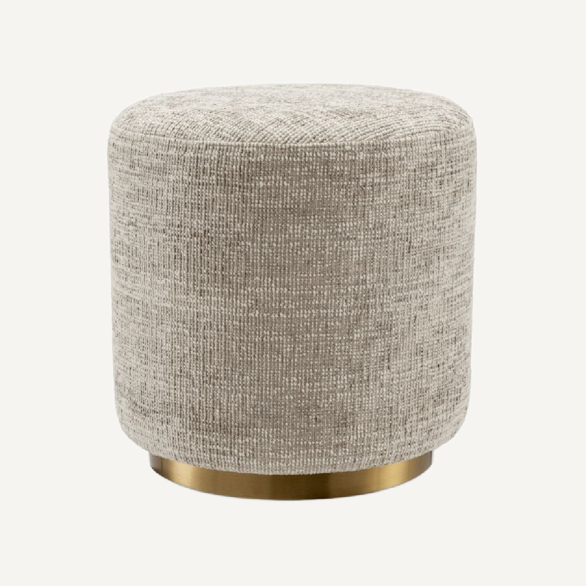 Pouf en tissu beige | Eichholtz Greer | REMO-HOME, mobilier et décoration d'intérieur