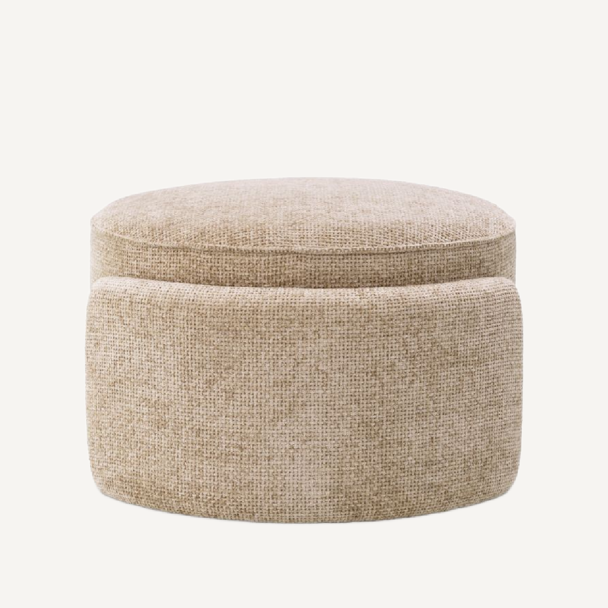 Pouf en tissu sable | Eichholtz Ortega | REMO-HOME, mobilier et décoration d'intérieur