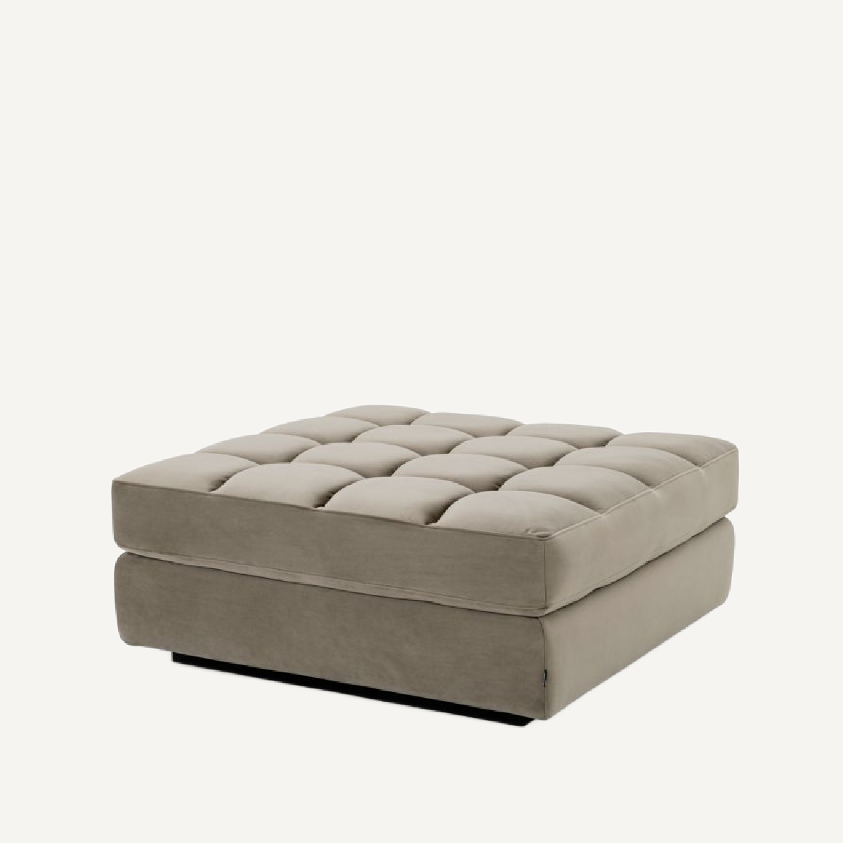 Pouf modulable en velours greige | Eichholtz Dean | REMO-HOME, mobilier et décoration d'intérieur