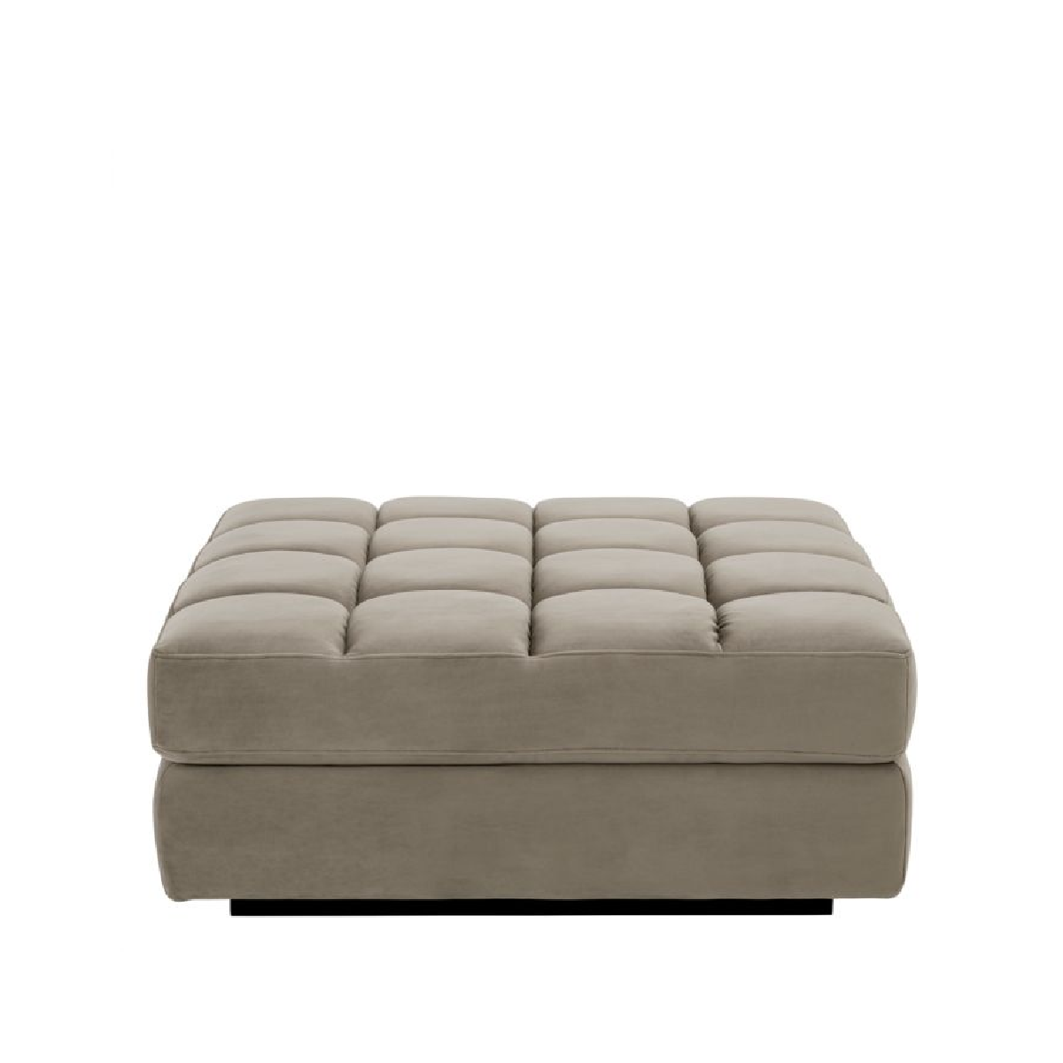 Pouf modulable en velours greige | Eichholtz Dean | REMO-HOME, mobilier et décoration d'intérieur