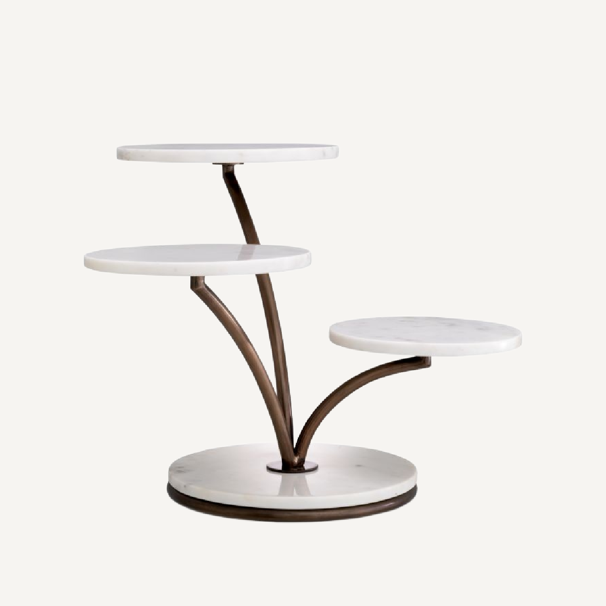 Présentoir en marbre blanc | Eichholtz Anza | REMO-HOME, mobilier et décoration d'intérieur