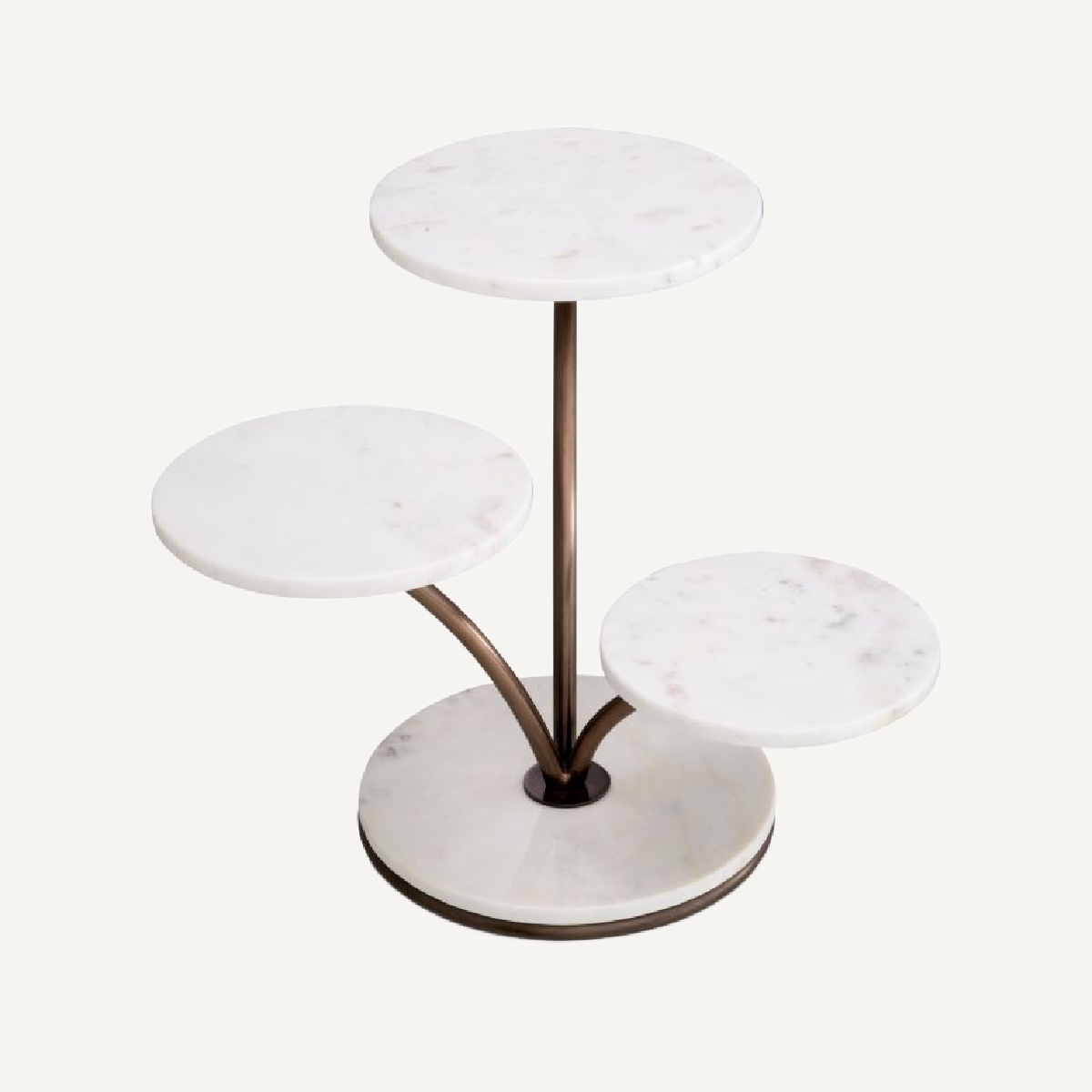 Présentoir en marbre blanc | Eichholtz Anza | REMO-HOME, mobilier et décoration d'intérieur