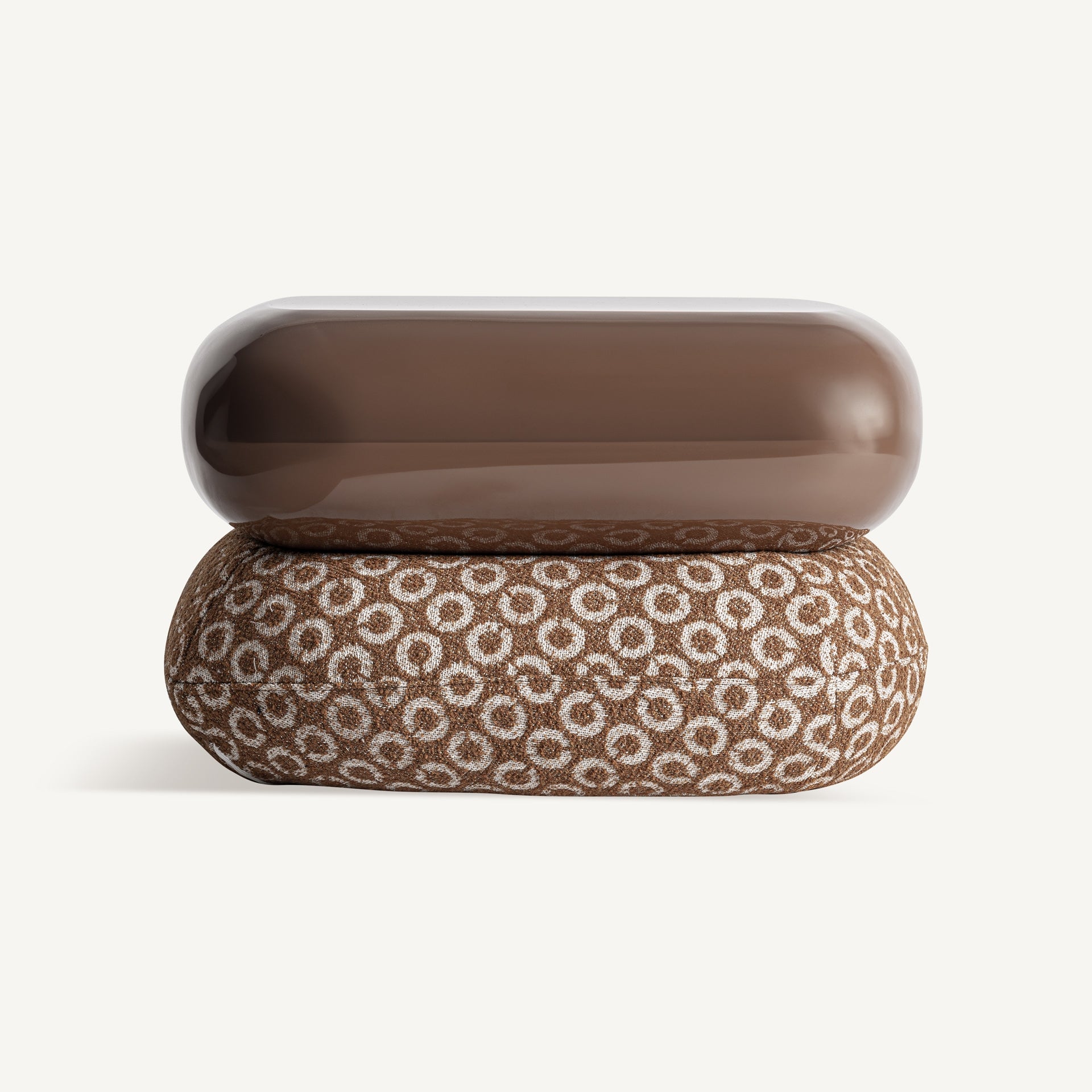 Repose-pied modulable polyester marron | VICAL Wallau | REMO-HOME, mobilier design et décoration d'intérieur