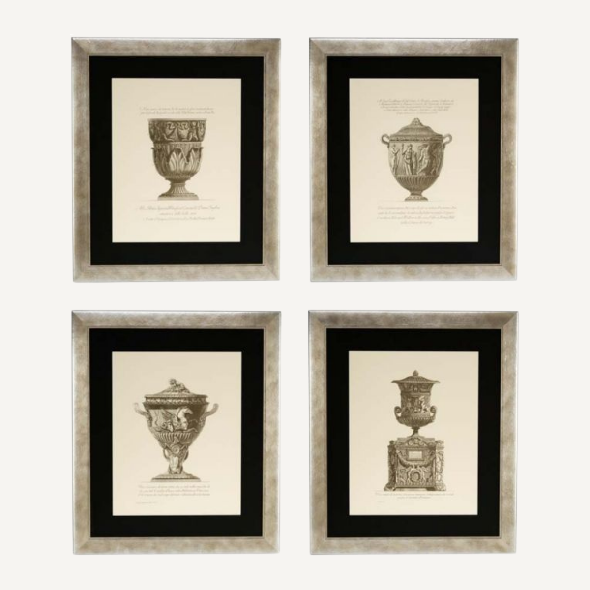 Reproductions d'urnes antiques (lot de 4) | Eichholtz Battista | REMO-HOME, mobilier et décoration d'intérieur