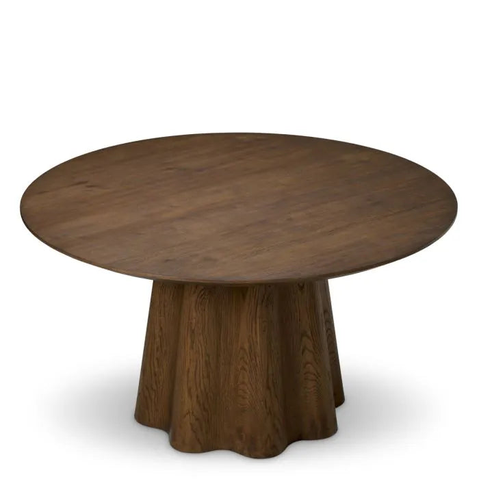 Table à manger en chêne brun foncé | Eichholtz Papyrus