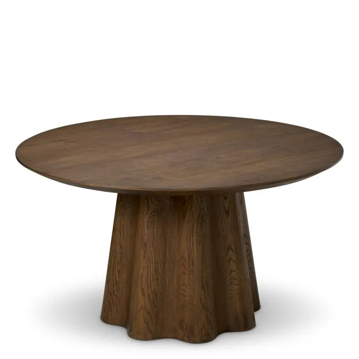 Table à manger en chêne brun foncé | Eichholtz Papyrus