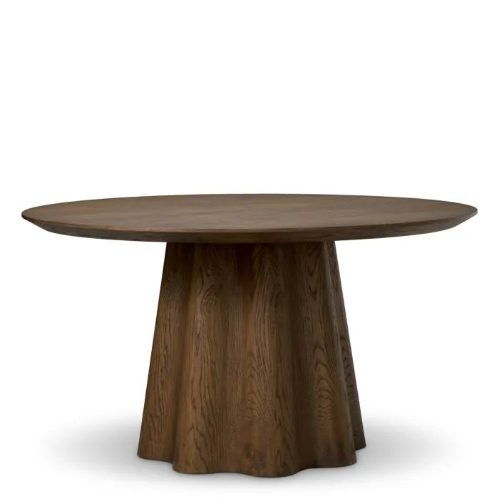 Table à manger en chêne brun foncé | Eichholtz Papyrus | REMO-HOME 1