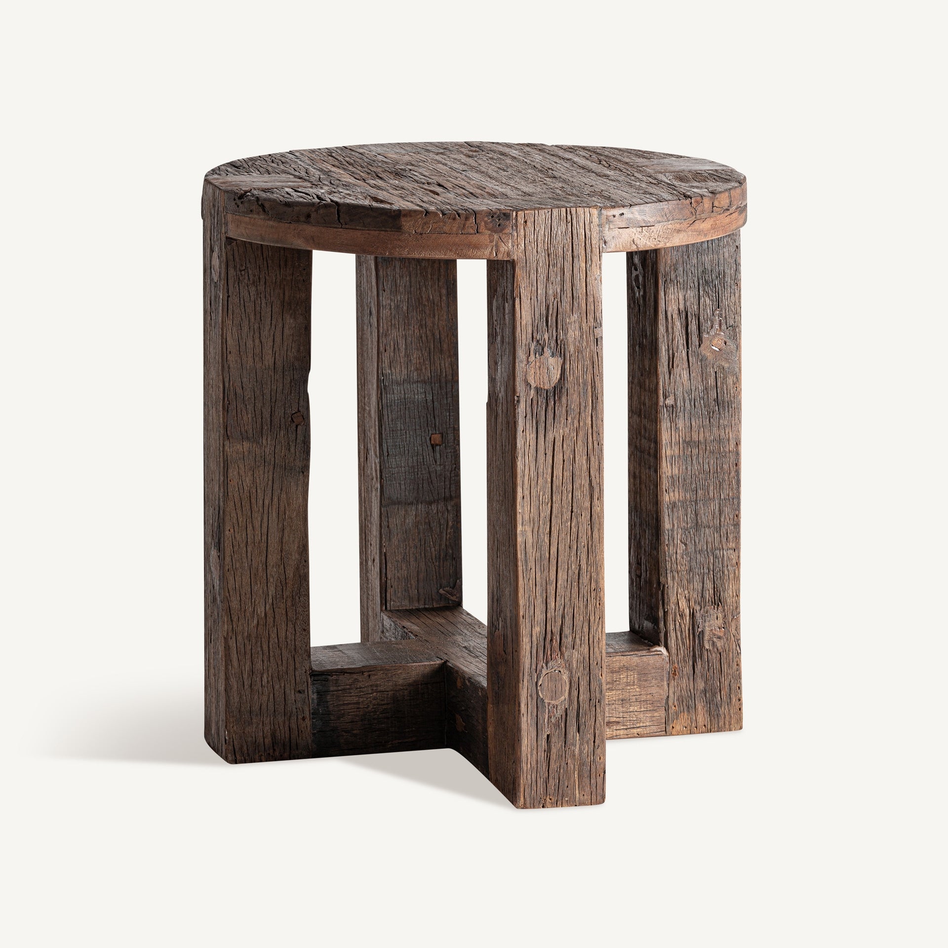 Table basse en bois récupéré marron 65 cm | VICAL Losse | REMO-HOME, mobilier design et décoration d'intérieur