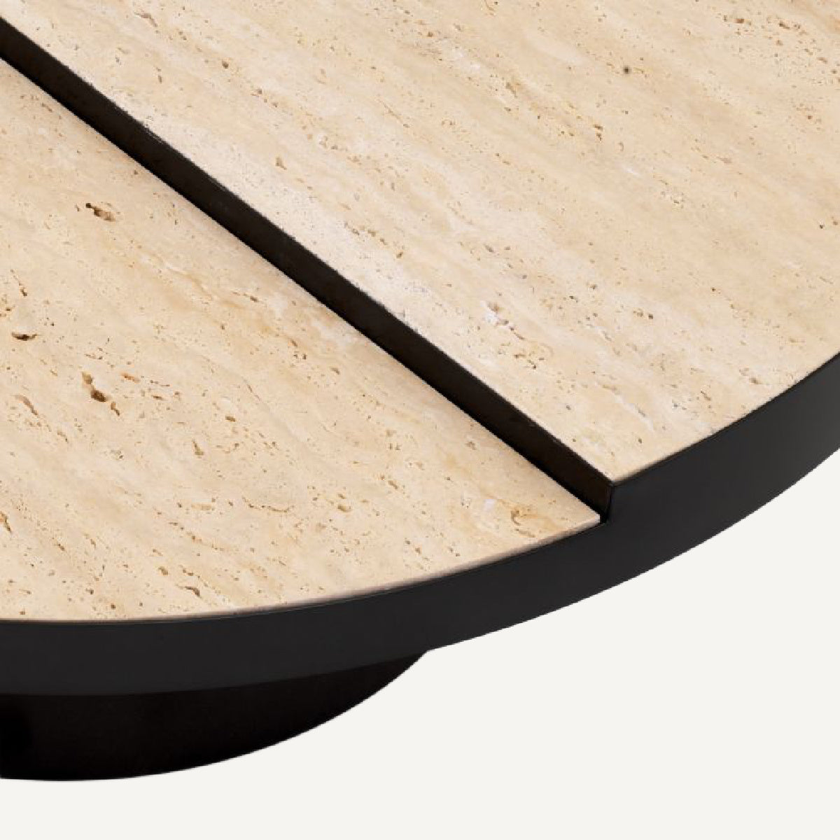 Table basse en bronze et travertin | Eichholtz Excelsior | REMO-HOME, mobilier et décoration d'intérieur