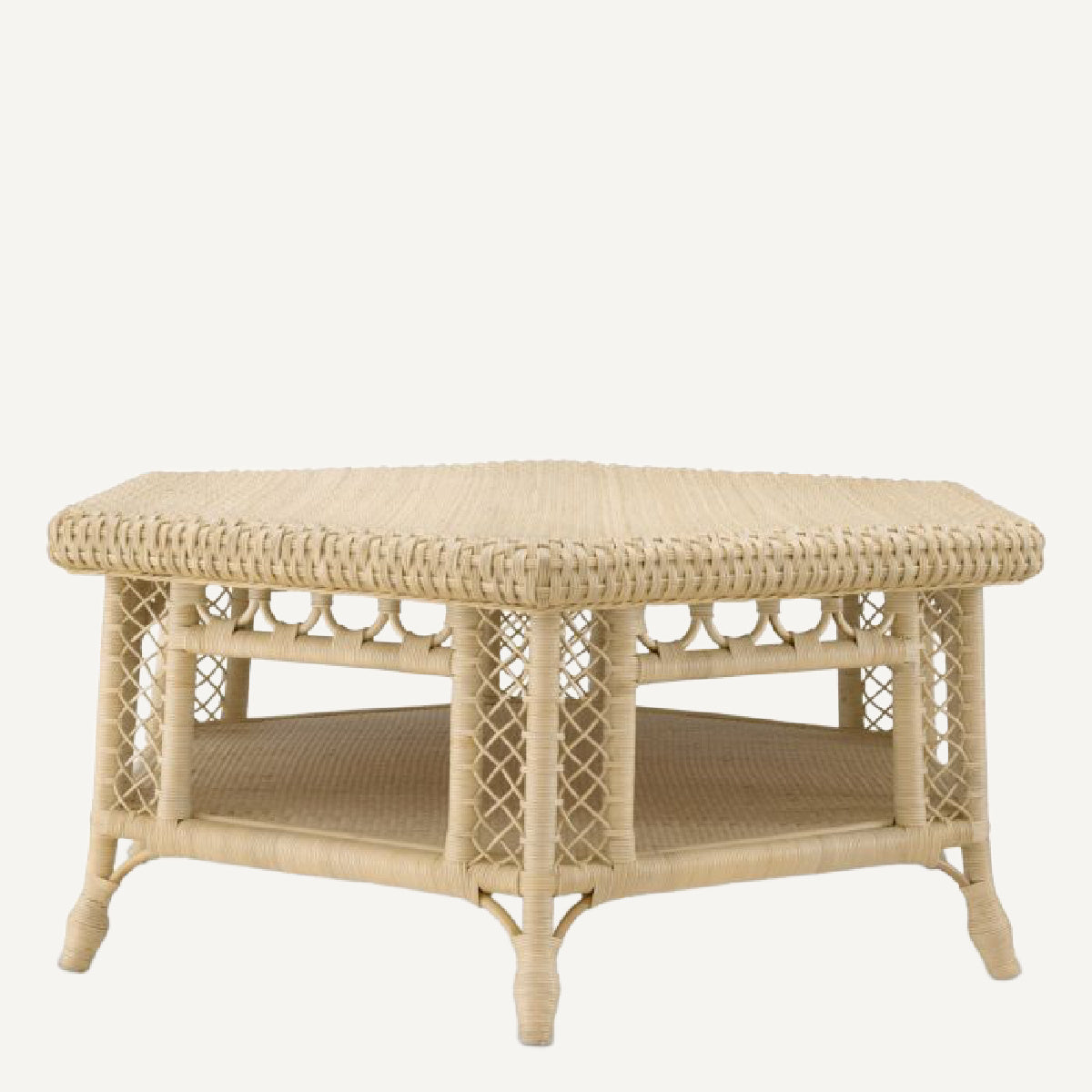 Table basse en rotin | Eichholtz Hexagon| REMO-HOME, mobilier et décoration d'intérieur