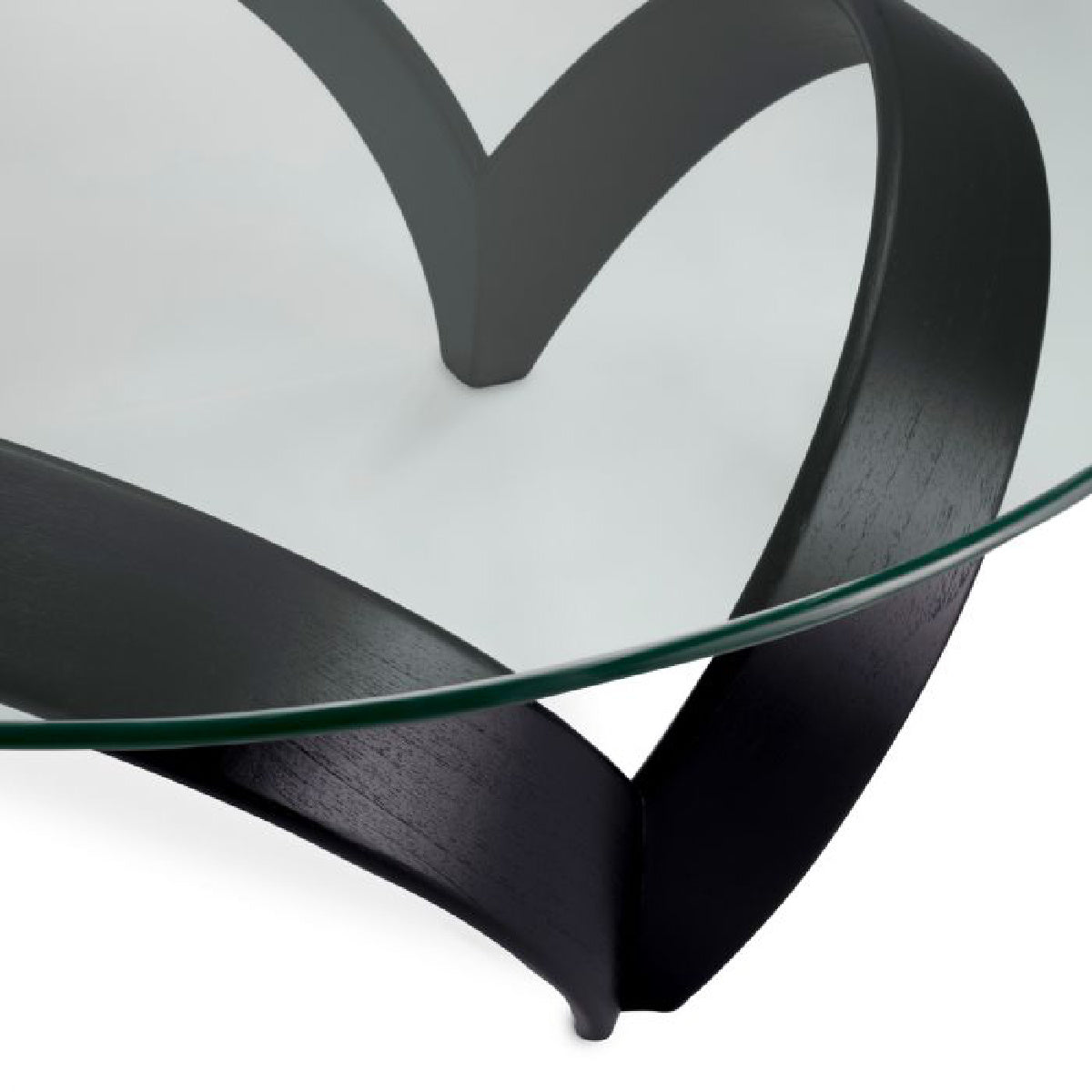 Table basse noire en verre transparent | Eichholtz Soquel | REMO-HOME, mobilier et décoration d'intérieur