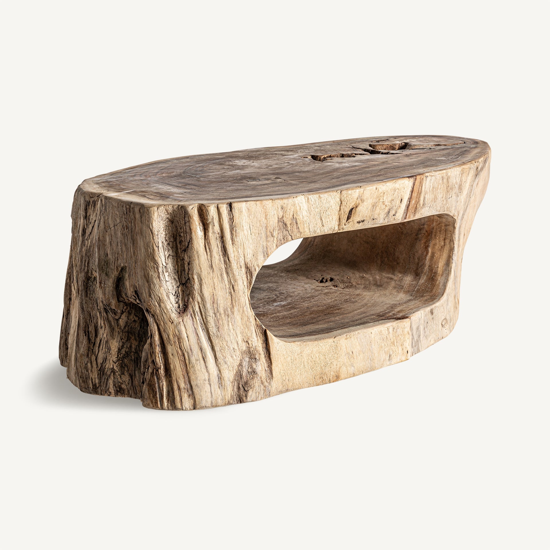 Table basse sculpturale suar naturel | VICAL Khaled | REMO-HOME, mobilier design et décoration d'intérieur