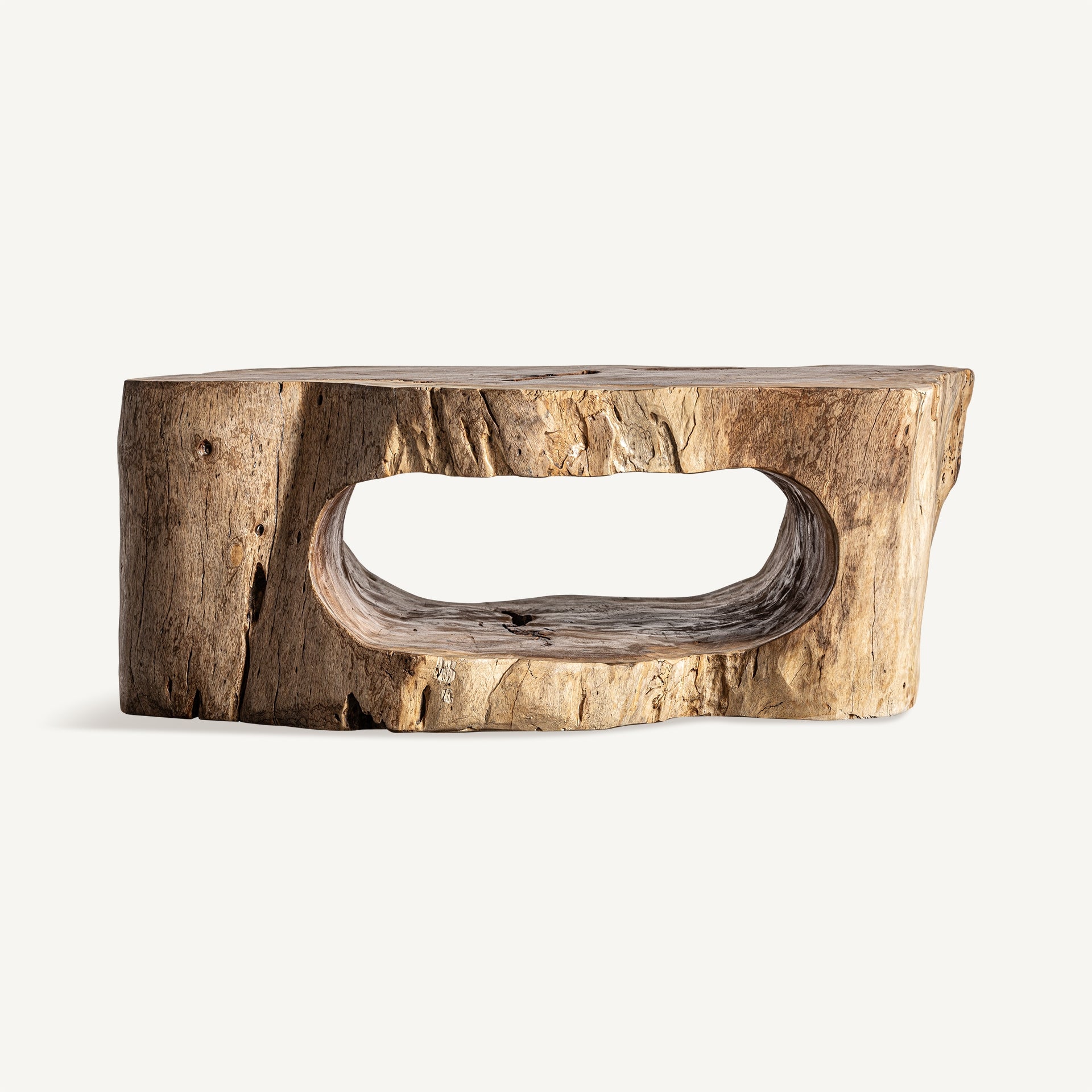 Table basse sculpturale suar naturel | VICAL Khaled | REMO-HOME, mobilier design et décoration d'intérieur