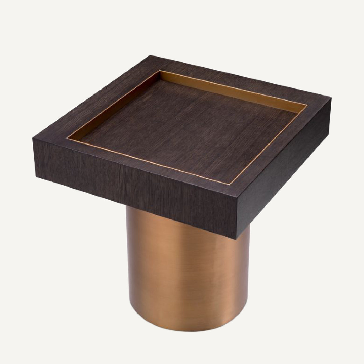 Table d'appoint carrée en chêne mocha | Eichholtz Otus | REMO-HOME, mobilier et décoration d'intérieur