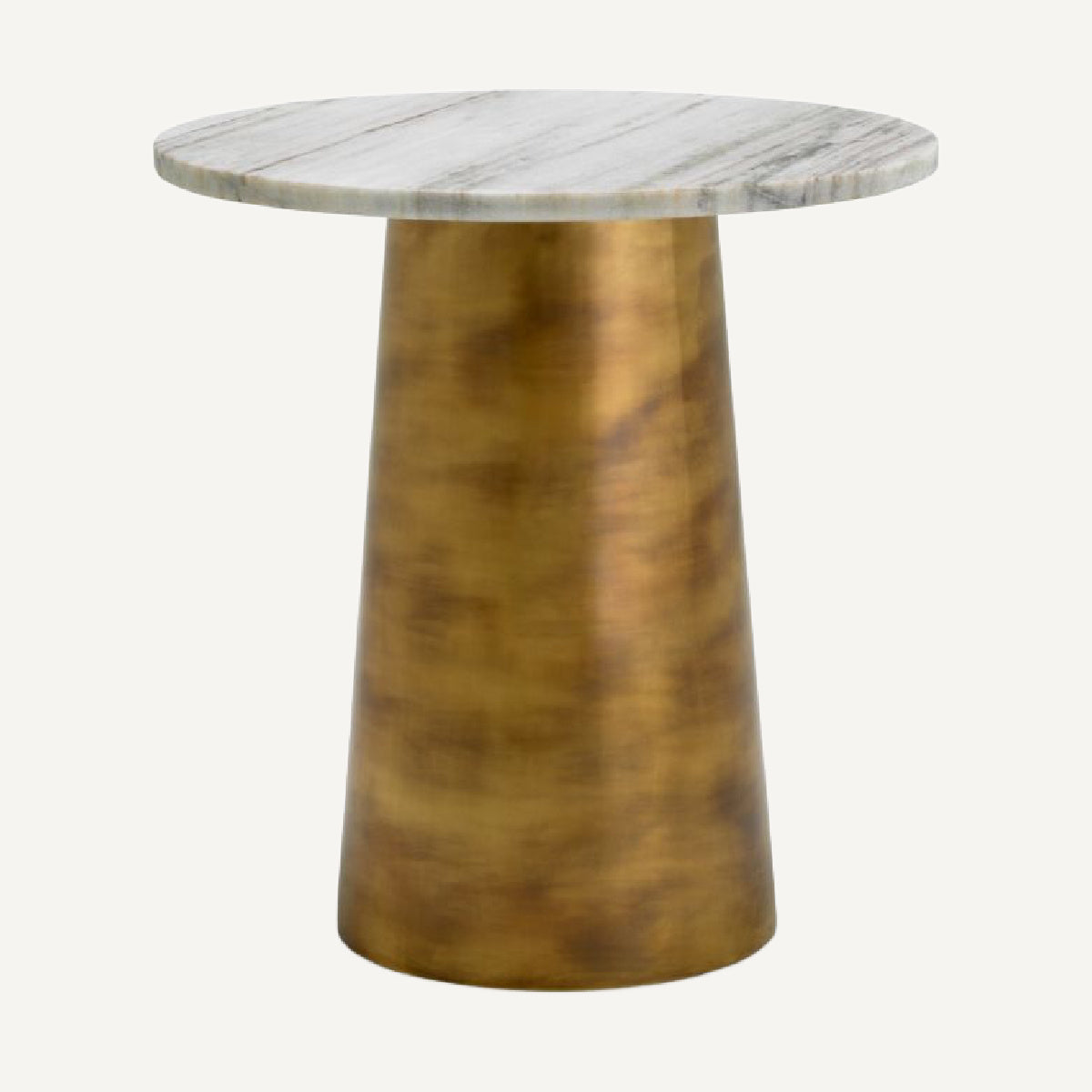 Table d'appoint dorée en marbre blanc | Eichholtz Nuova | REMO-HOME, mobilier et décoration d'intérieur