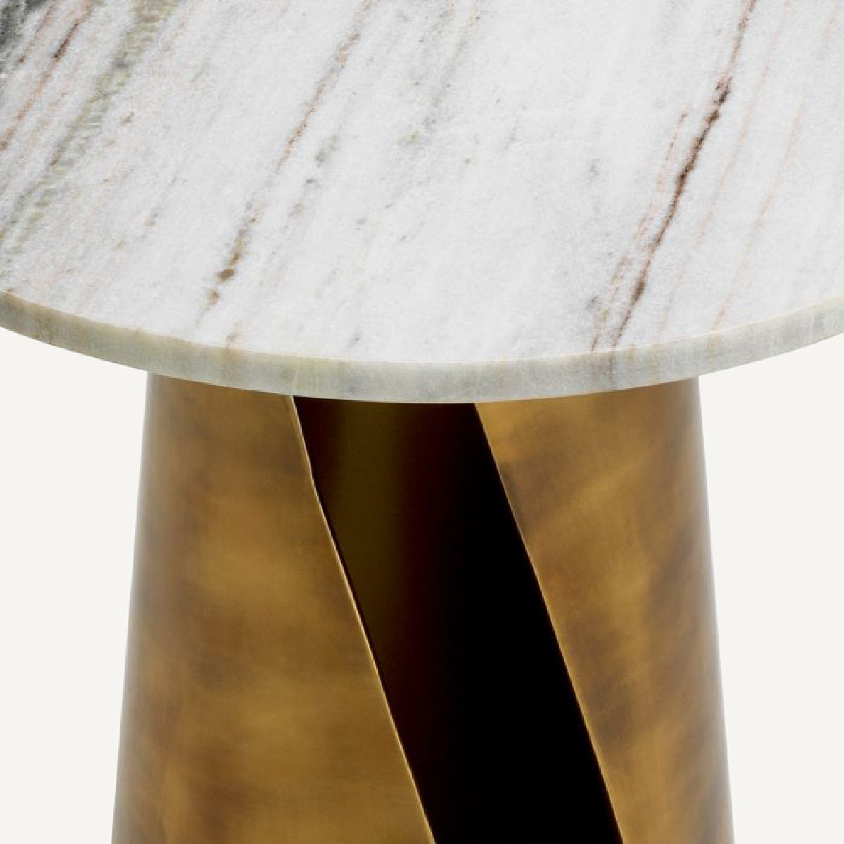 able d'appoint dorée en marbre blanc | Eichholtz Nuova | REMO-HOME, mobilier et décoration d'intérieur