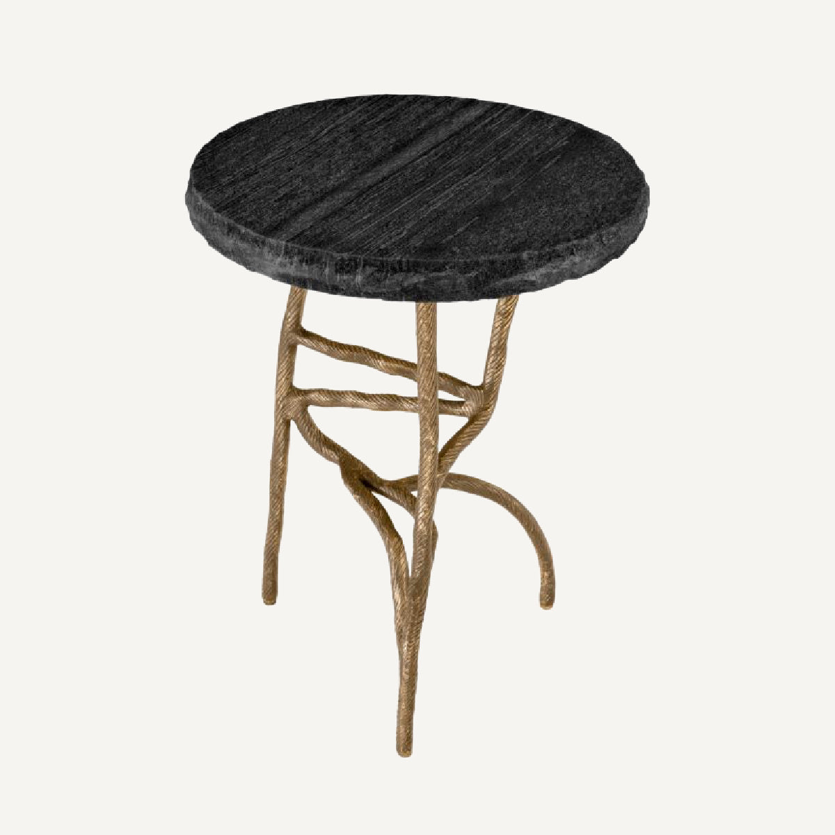 Table d'appoint dorée en marbre gris | Eichholtz Dreyfus | REMO-HOME, mobilier et décoration d'intérieur
