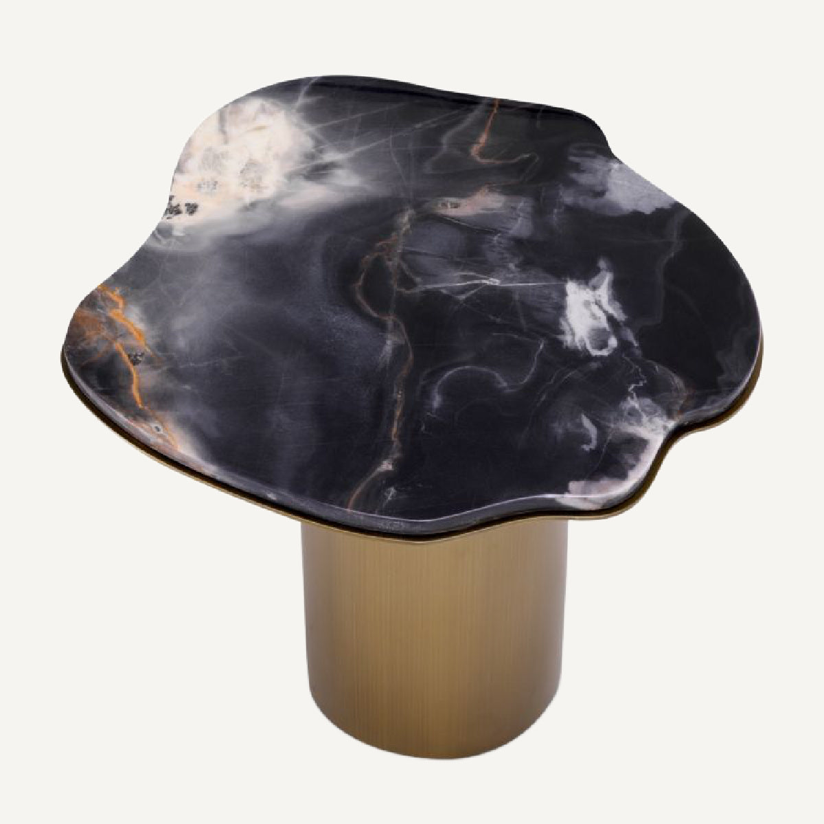 Table d'appoint dorée en marbre noir | Eichholtz Shapiro | REMO-HOME, mobilier et décoration d'intérieur
