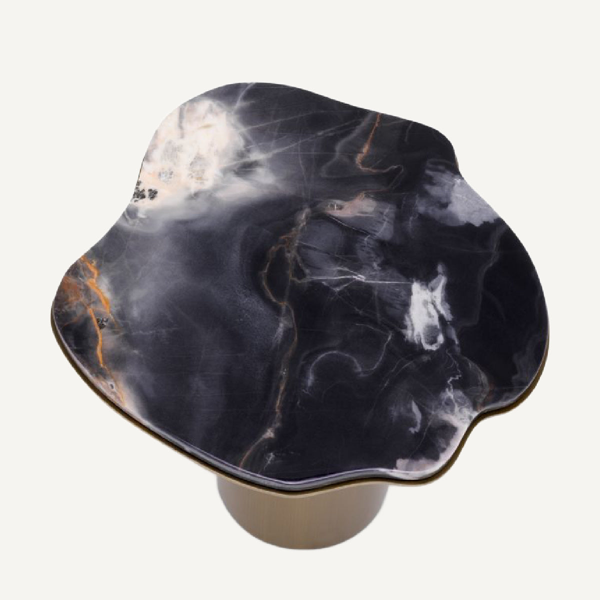 Table d'appoint dorée en marbre noir | Eichholtz Shapiro | REMO-HOME, mobilier et décoration d'intérieur