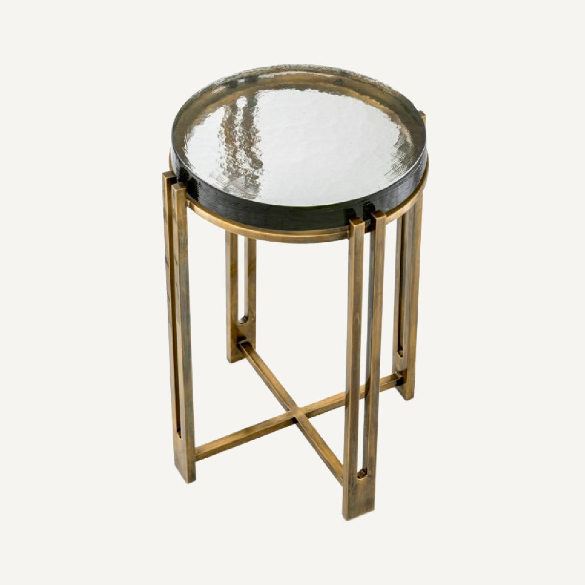 Table d'appoint dorée en verre soufflé | Eichholtz Claremont | REMO-HOME, mobilier et décoration d'intérieur