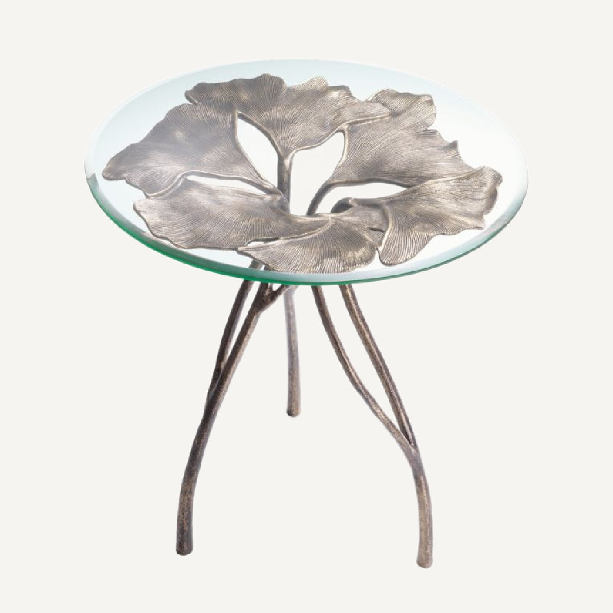 Table d'appoint dorée en verre transparent | Eichholtz Poseidon | REMO-HOME, mobilier et décoration d'intérieur