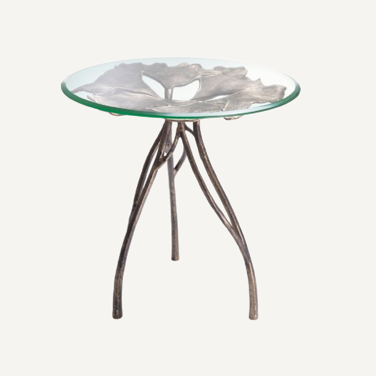 Table d'appoint dorée en verre transparent | Eichholtz Poseidon | REMO-HOME, mobilier et décoration d'intérieur