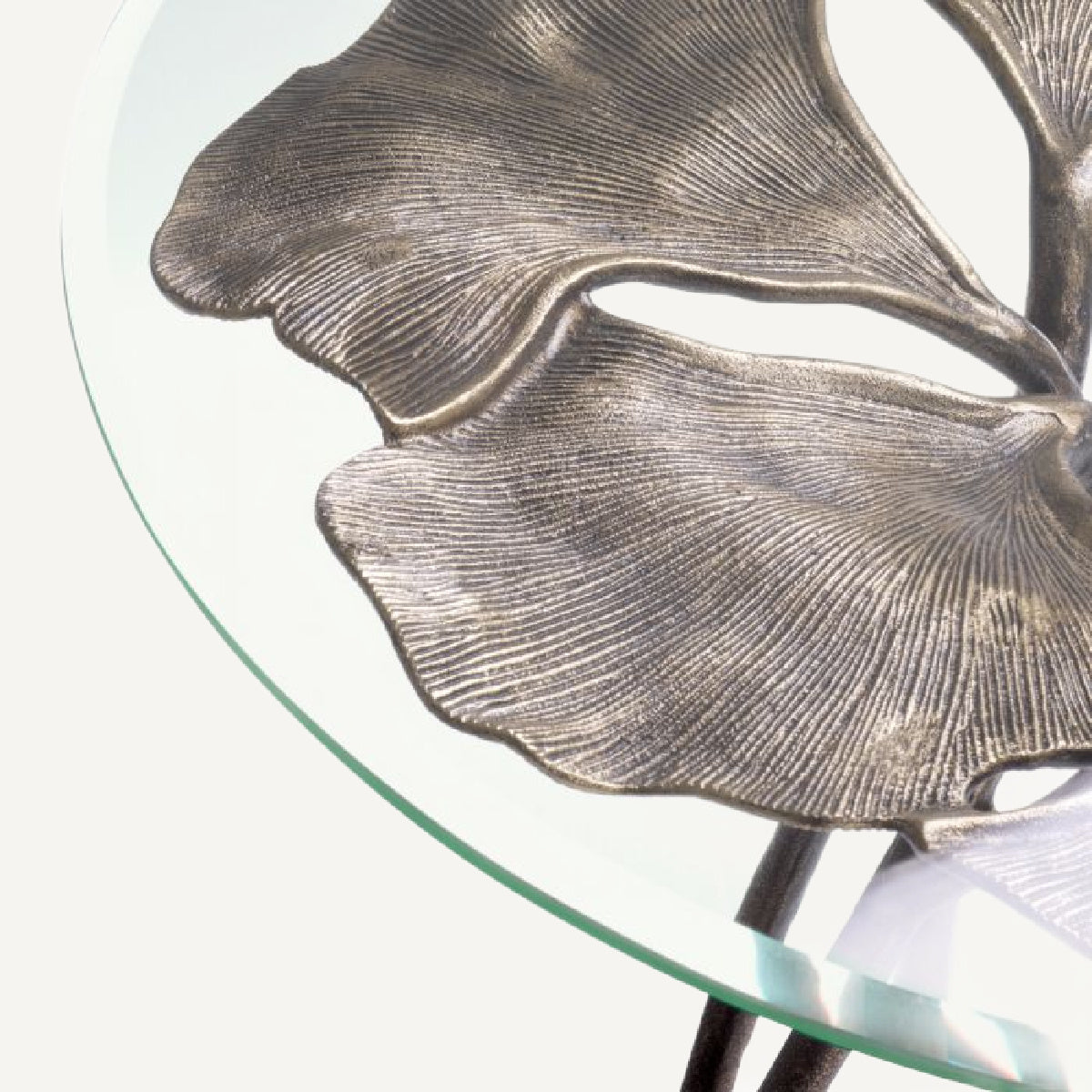 Table d'appoint dorée en verre transparent | Eichholtz Poseidon | REMO-HOME, mobilier et décoration d'intérieur
