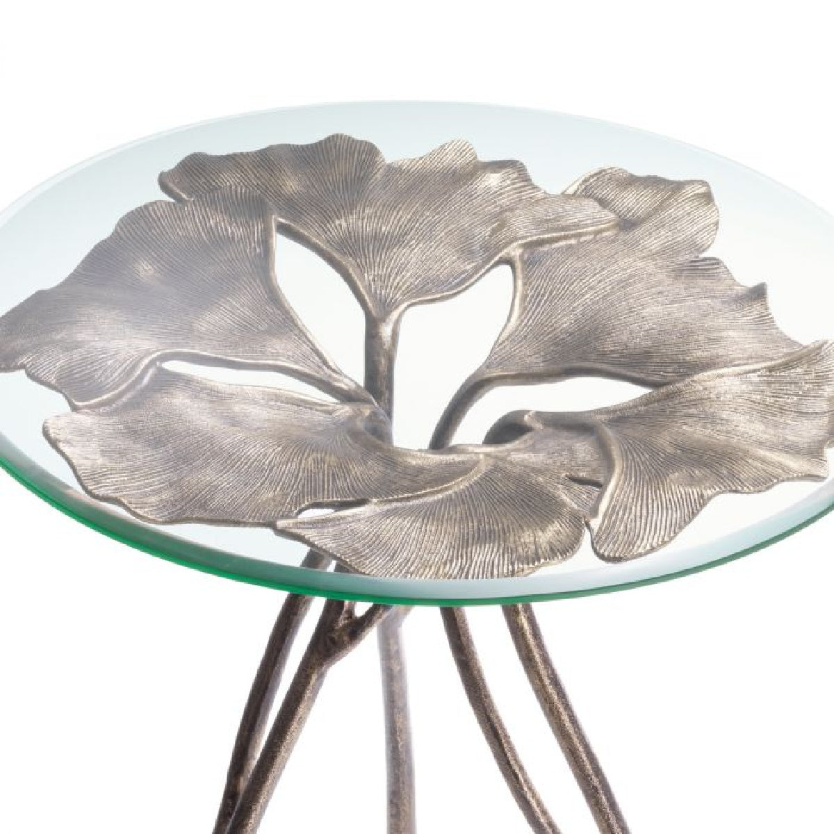 Table d'appoint dorée en verre transparent | Eichholtz Poseidon | REMO-HOME, mobilier et décoration d'intérieur