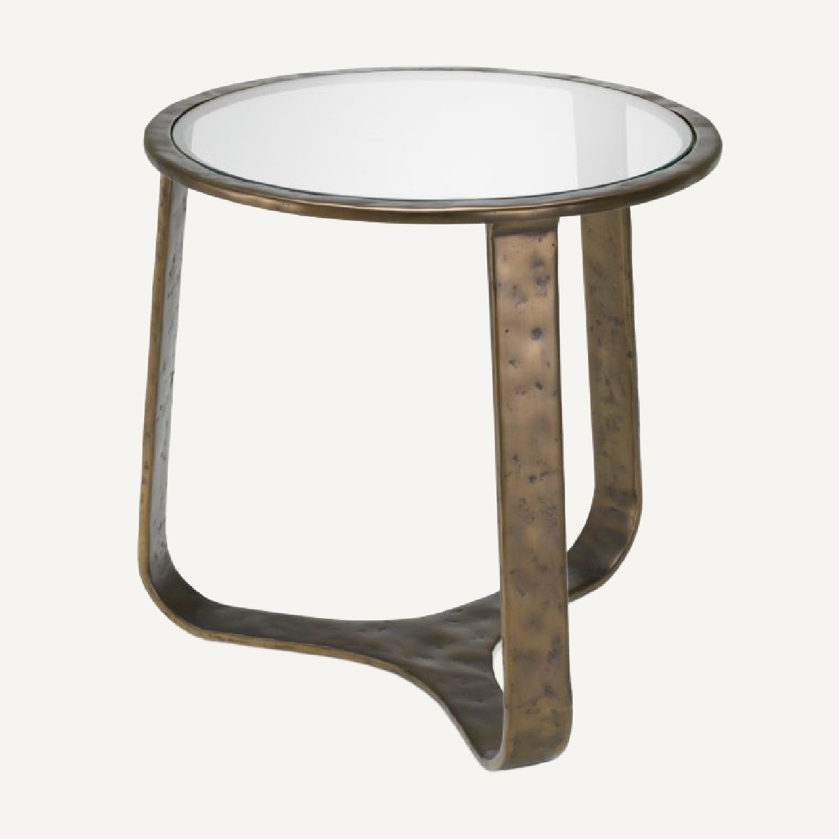 Table d'appoint en bronze et verre transparent | Eichholtz Cambronne | REMO-HOME, mobilier et décoration d'intérieur