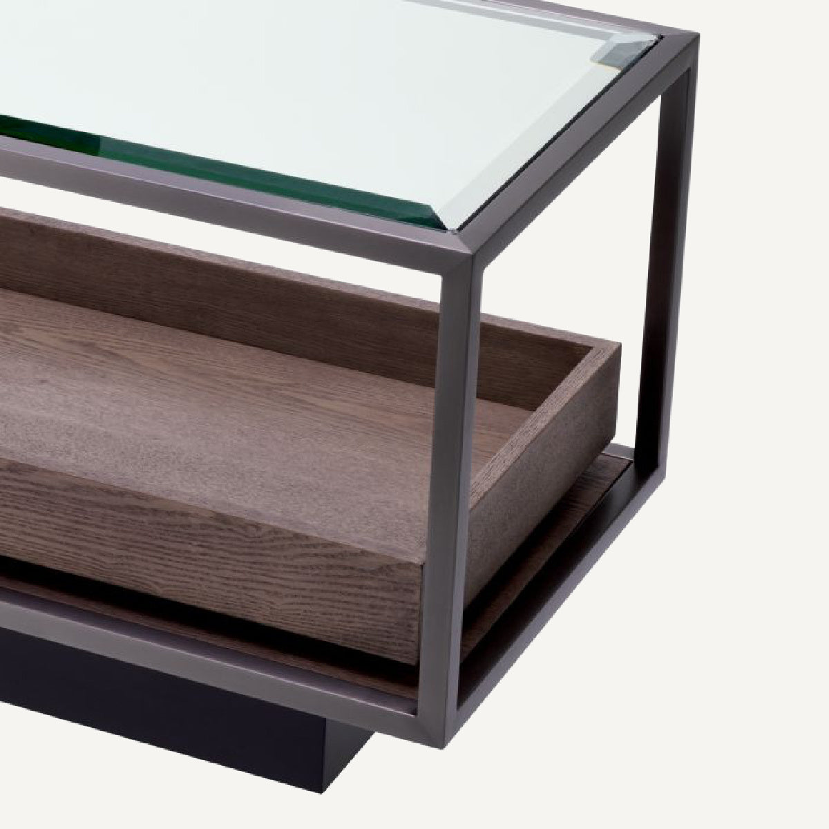 Table d'appoint en bronze et verre transparent | Eichholtz Roxton | REMO-HOME, mobilier et décoration d'intérieur