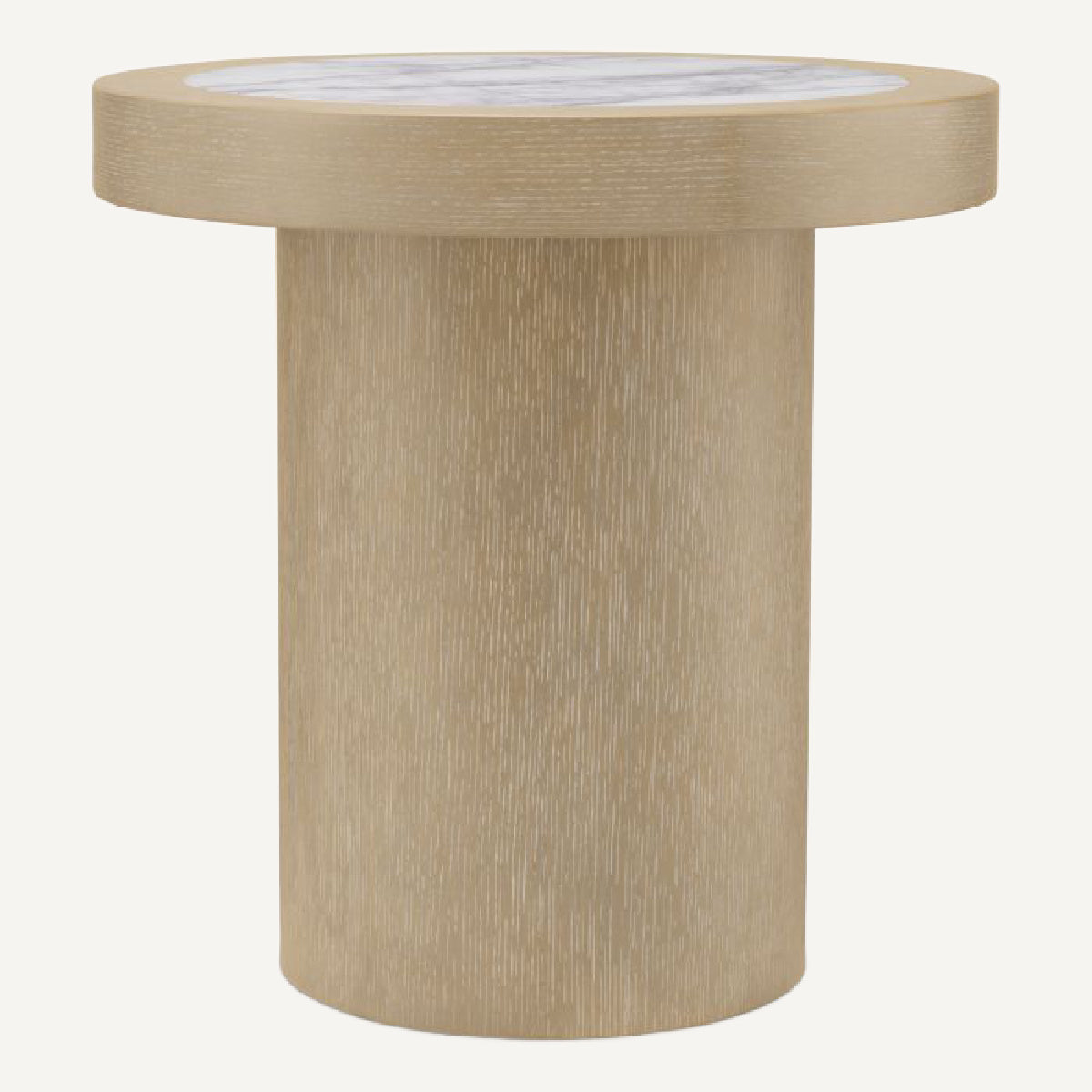 Table d'appoint en chêne et marbre blanc | Eichholtz Presedio | REMO-HOME, mobilier et décoration d'intérieur