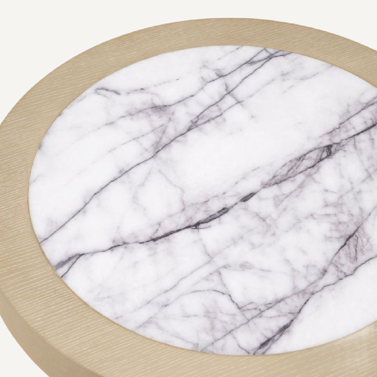 Table d'appoint en chêne et marbre blanc | Eichholtz Presedio | REMO-HOME, mobilier et décoration d'intérieur